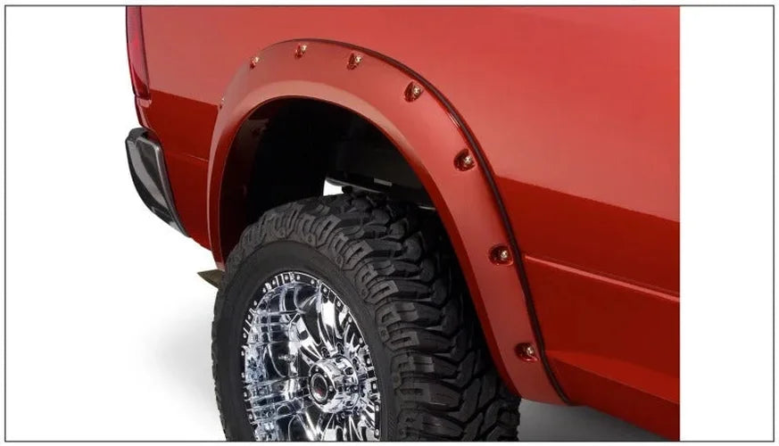 Husky Liners Pocket Style Fender Flares - 4pc fits 2010-2018 Dodge Ram 2500 / 2010-2018 Dodge Ram 3500 - Back View