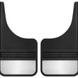 Load image into Gallery viewer, Husky Liners Universal 12in Wide Black Rubber Front Mud Flaps w/ Weight - Main Product View