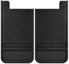 Load image into Gallery viewer, Husky Liners Universal 12in Wide Black Rubber Rear Mud Flaps w/o Weight - Side View