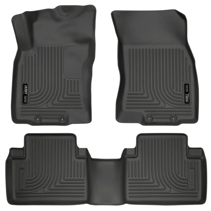 Husky Liners WeatherBeater 14 Nissan Rogue Front & Second Row Black Floor Liners - Main Product View
