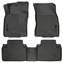 Load image into Gallery viewer, Husky Liners WeatherBeater 14 Nissan Rogue Front &amp; Second Row Black Floor Liners - Main Product View