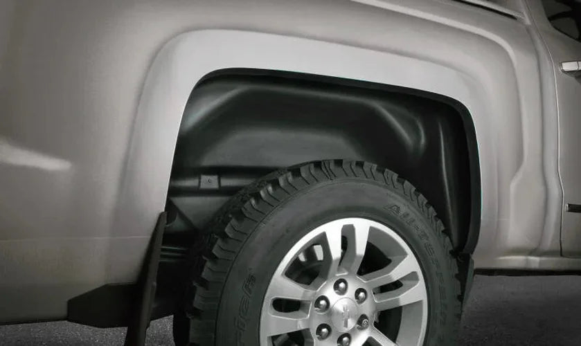 Husky Liners 19-21 Ram 1500 Wheel Well Guards Rear - Black - Installation View