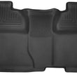 Load image into Gallery viewer, Husky Liners 14-15 Chevy Silverado Crew Cab X-Act Contour Black 2nd Row Floor Liners - Main Product View