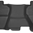 Load image into Gallery viewer, Husky Liners 14-15 Chevy Silverado Double Cab X-Act Contour Black 2nd Row Floor Liners - Main Product View