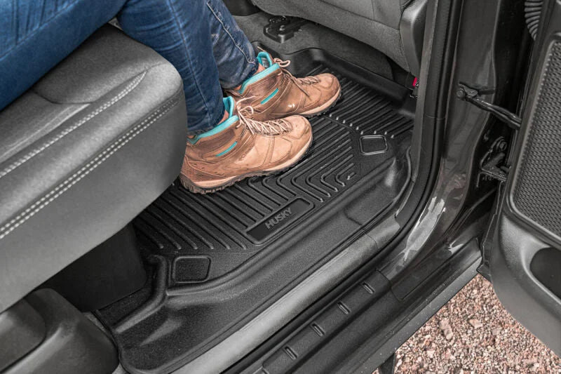 Husky Liners X-Act Contour Black Floor Liners (2nd Seat) fits 2008-2021 Nissan Frontier / 2009-2012 Suzuki Equator / 2018-...