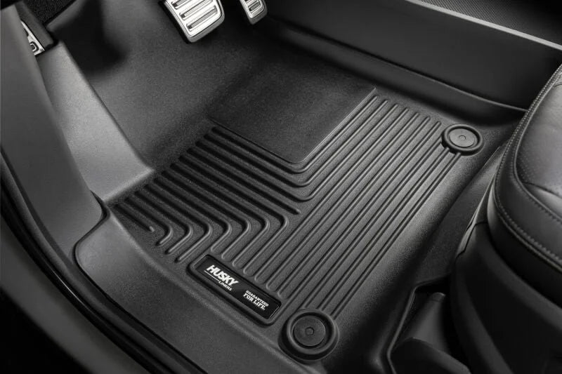 Husky Liners X-Act Contour Front Floor Liner - Black fits 2024 Ford Ranger CREW CAB / Lariat - Installation View