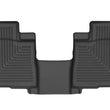 Load image into Gallery viewer, Husky Liners 2020 Lincoln Aviator X-Act Contour Rear Black Floor Liners - Main Product View
