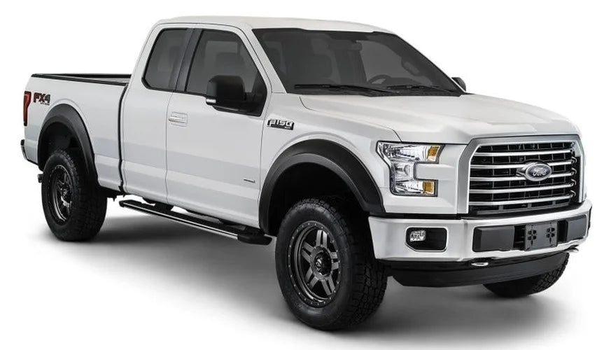 Husky Liners (excl. Tech Pkg) EAF Style Fender Flares - 4pc fits 2015-2017 Ford F-150 - Side View
