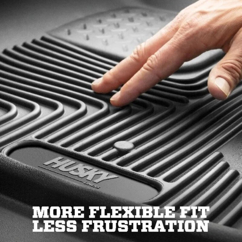 Husky Liners (w/o Spare Tire) X-Act Contour Black Floor Liners (2nd Seat) fits 2016-2019 Chevrolet Cruze / Cruze Diesel - ...