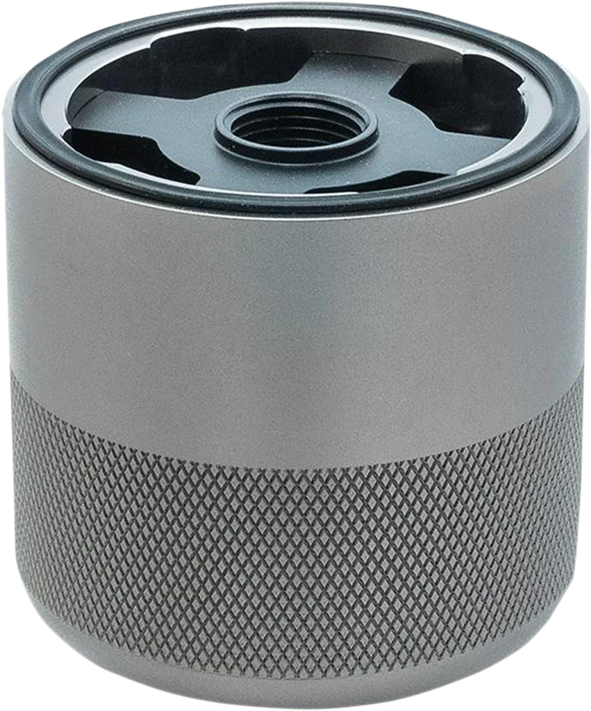 HyperFlow Lifetime Oil Filter - 3/4" - 16 Thread Jagg Oil Coolers 11-J77-34 - Back View