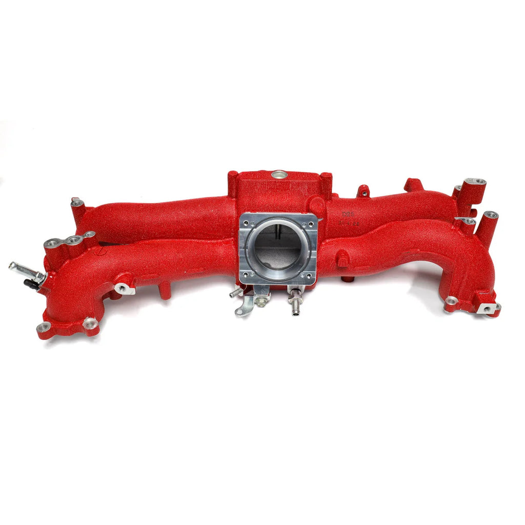 IAG Performance Big Bore 76mm Throttle Body Adapter for OEM STI/Cosworth/AMS Intake - Silver IAG-AFD-2020SL - Back View
