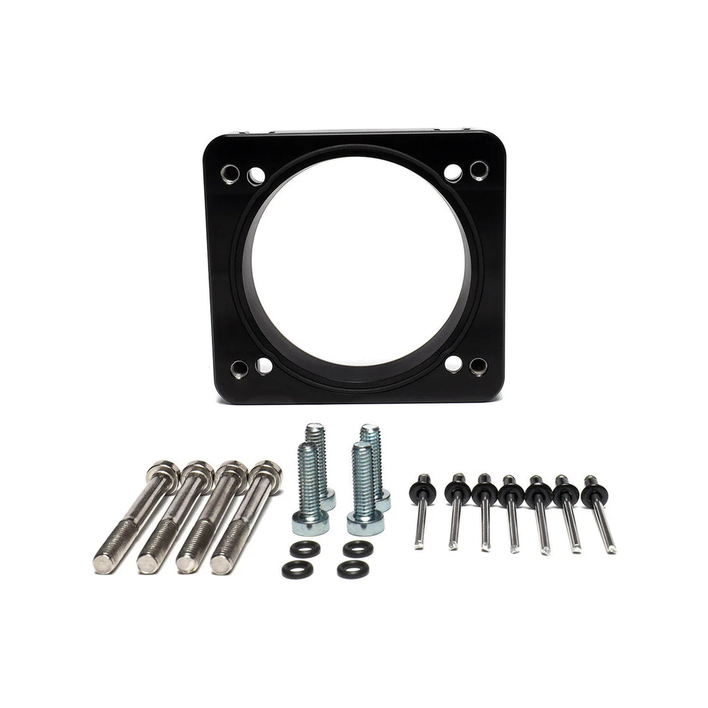 IAG Performance Big Bore 76mm Throttle Body Adapter for Process West Intake - Black IAG-AFD-2021BK - Main Product View