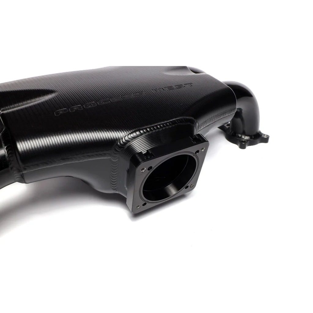 IAG Performance Big Bore 76mm Throttle Body Adapter for Process West Intake - Black IAG-AFD-2021BK - Back View