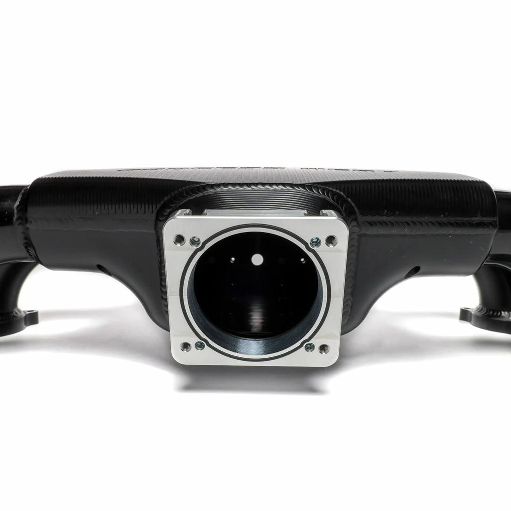 IAG Performance Big Bore 76mm Throttle Body Adapter for Process West Intake - Silver IAG-AFD-2021SL - Side View