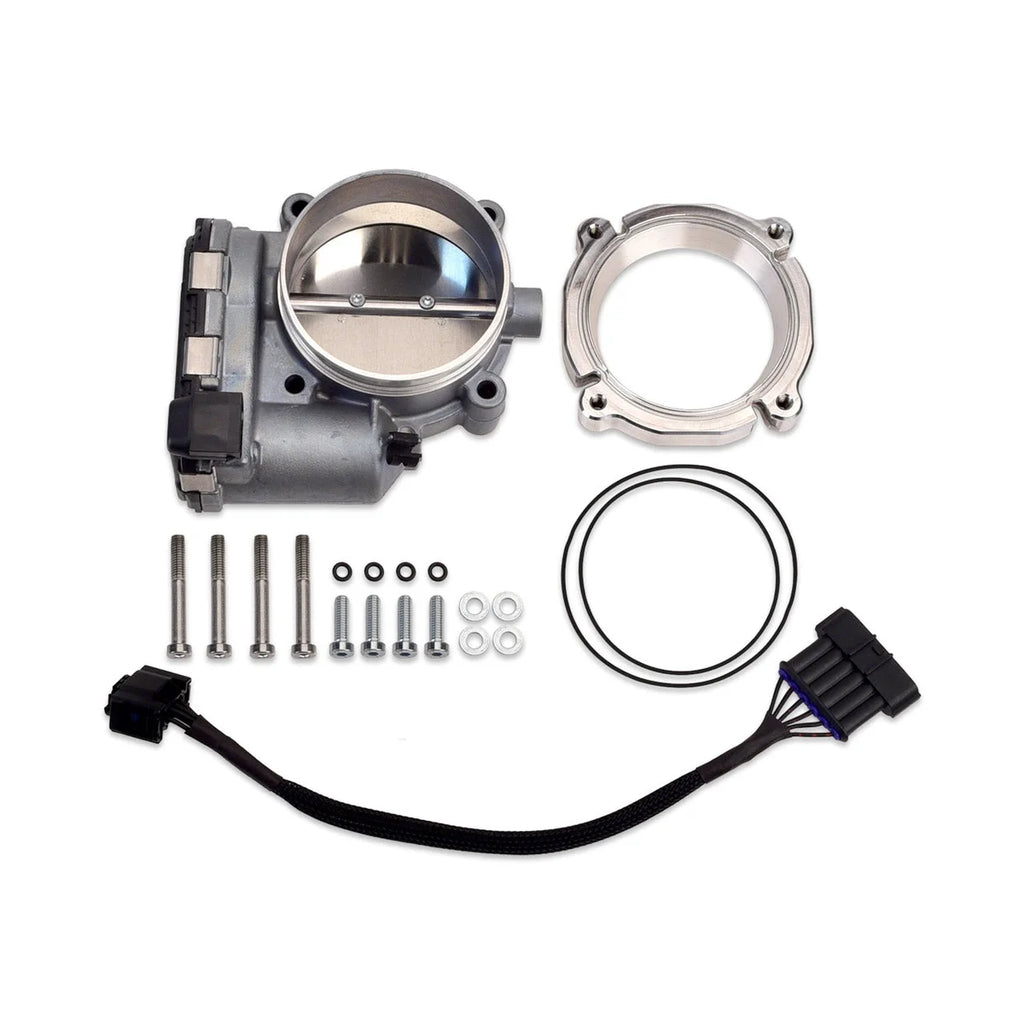 IAG Performance Bosch 82mm Throttle Body and Adapter for Process West Intake - Silver IAG-AFD-2025SL - Additional View 5