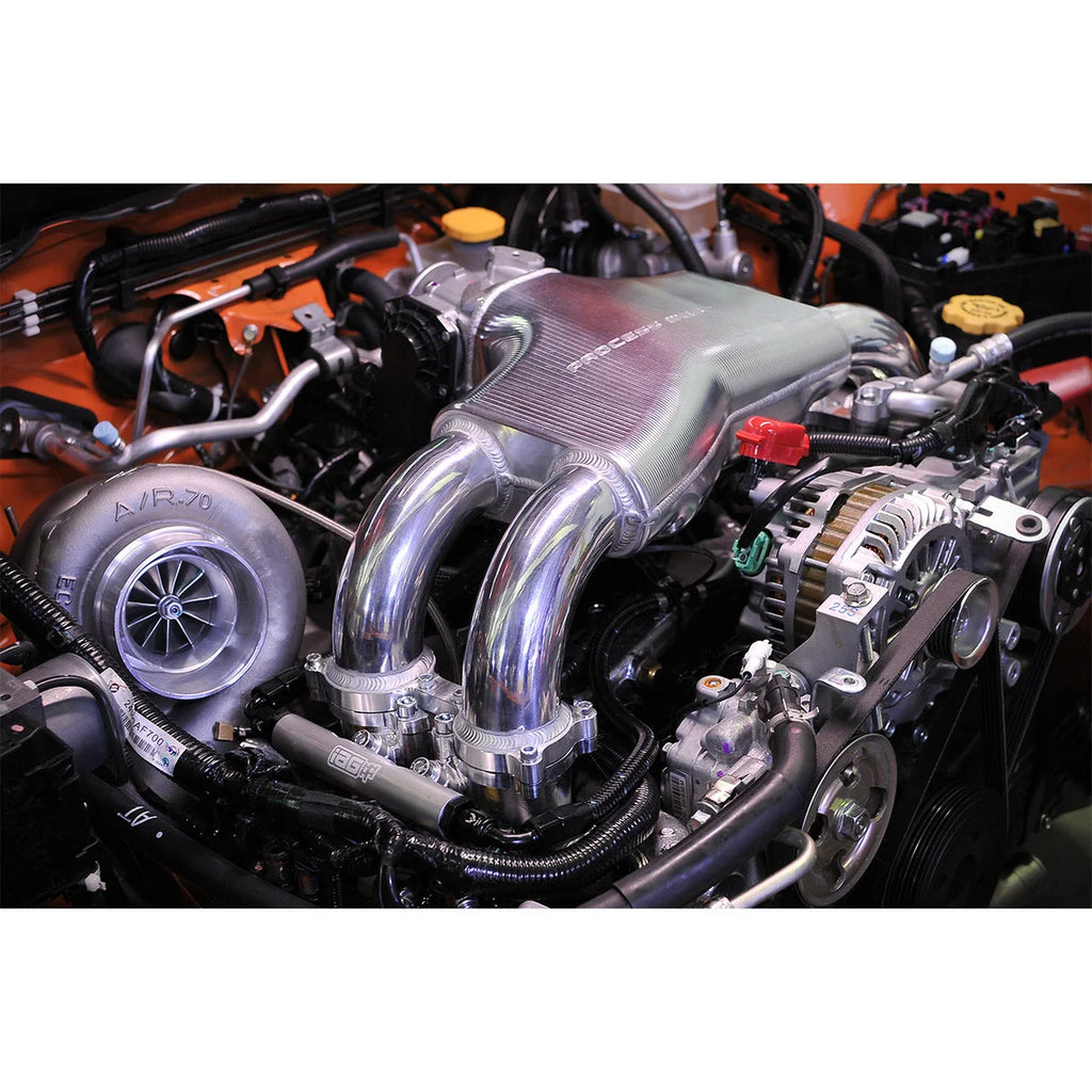 IAG Performance Braided Fuel Line & Fitting Kit for Top Feed Fuel Rails & -6AN Aftermkt FPR IAG-AFD-2202 - Side View