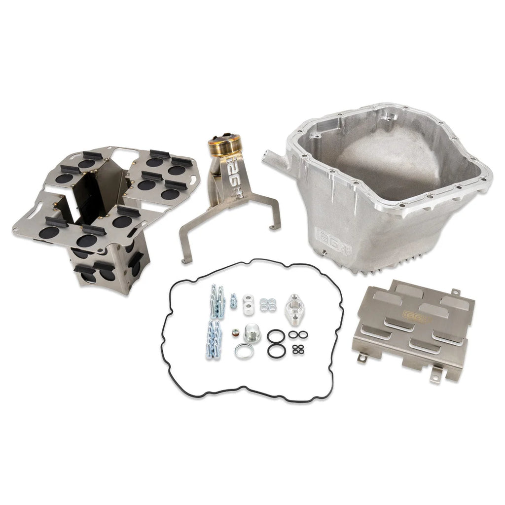 IAG Performance EJ Competition Series Oil Pan Pkg (Silver Pan/Pickup/Comp Baffle/Windage Tray) IAG-ENG-2202SL - Main Produ...
