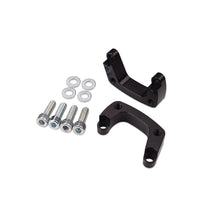 Load image into Gallery viewer, IAG Performance Fuel Rail Adapter Brackets for 2002-05 Subaru WRX with JDM STI Intake Manifold IAG-AFD-2110BK - Side View