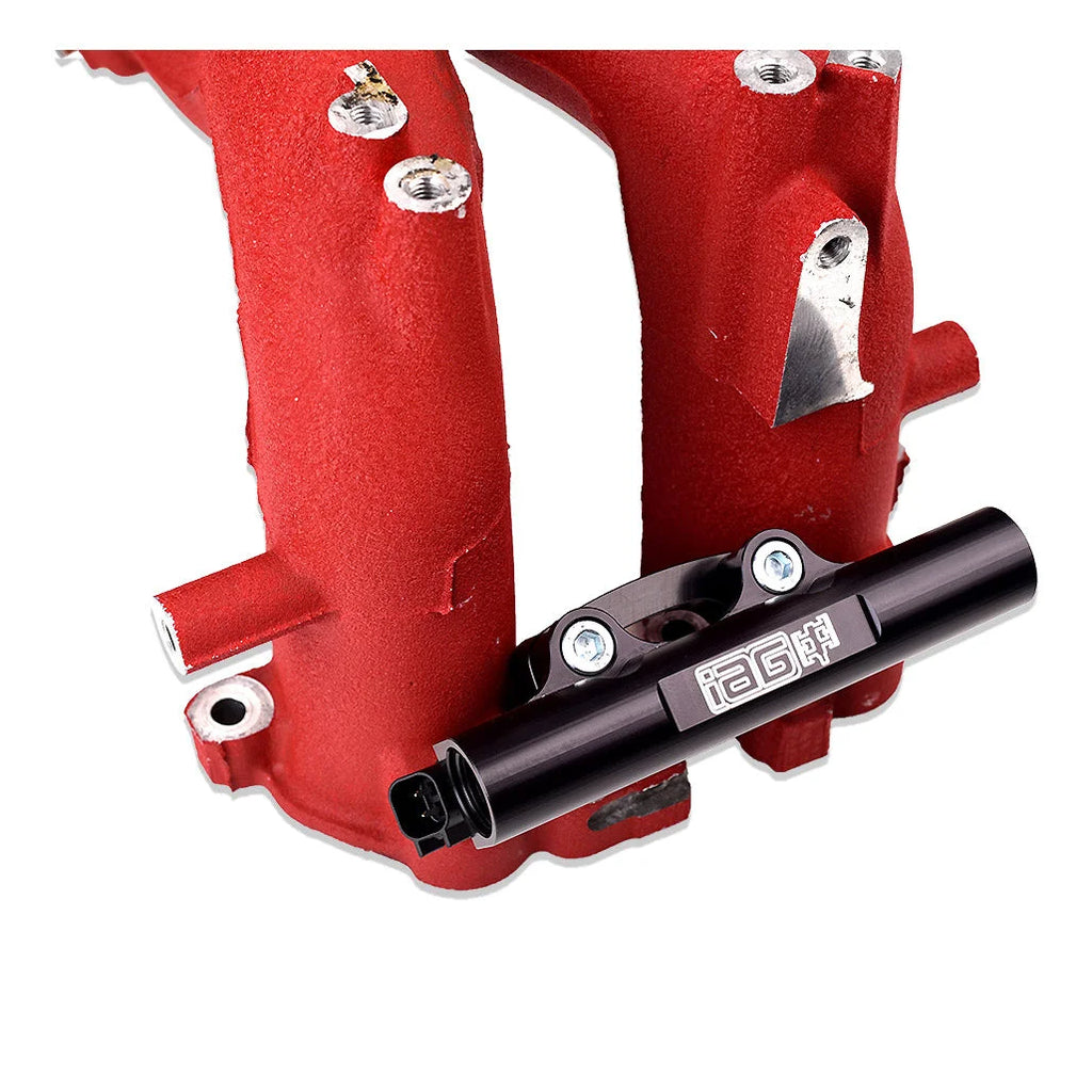 IAG Performance Fuel Rail Adapter Brackets for 2002-05 Subaru WRX with JDM STI Intake Manifold IAG-AFD-2110BK - Additional...