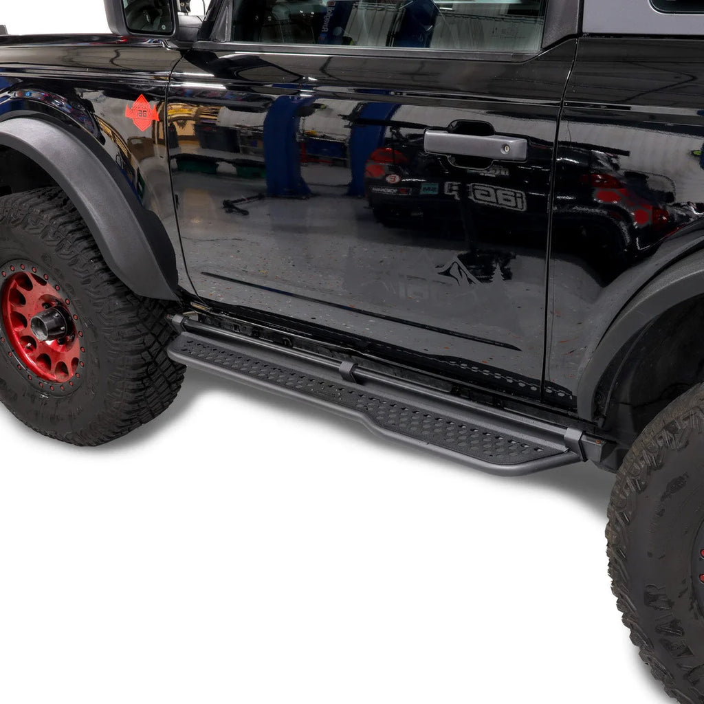 IAG Performance Full Length EZ-Step Add-on 2 Door Black Logo IAG-BDY-F2225BK - Back View