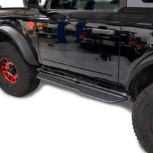 Load image into Gallery viewer, IAG Performance Full Length EZ-Step Add-on 2 Door Black Logo IAG-BDY-F2225BK - Back View