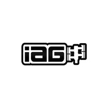 Load image into Gallery viewer, IAG Performance IAG 12" Gloss Black Die Cut Sticker - Sold Individually. IAG-AWS-1210GBK - Main Product View