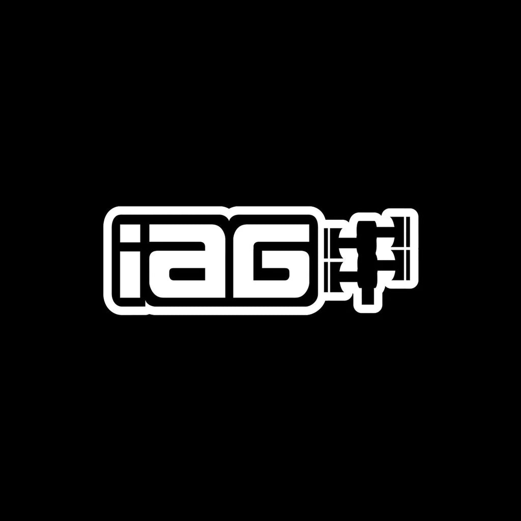IAG Performance IAG 12" Gloss White Die Cut Sticker - Sold Individually. IAG-AWS-1210GWH - Main Product View