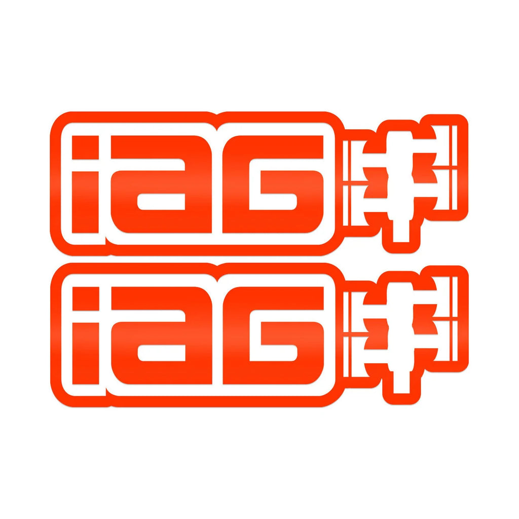 IAG Performance IAG 20" Red Die Cut Sticker - Sold as 1 Pair. IAG-AWS-1220RD-PR - Main Product View