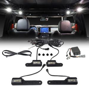 IAG Performance IAG 4pc Interior Led Dome Light Kit V2 With Harness IAG-ACC-F1060 - Main Product View