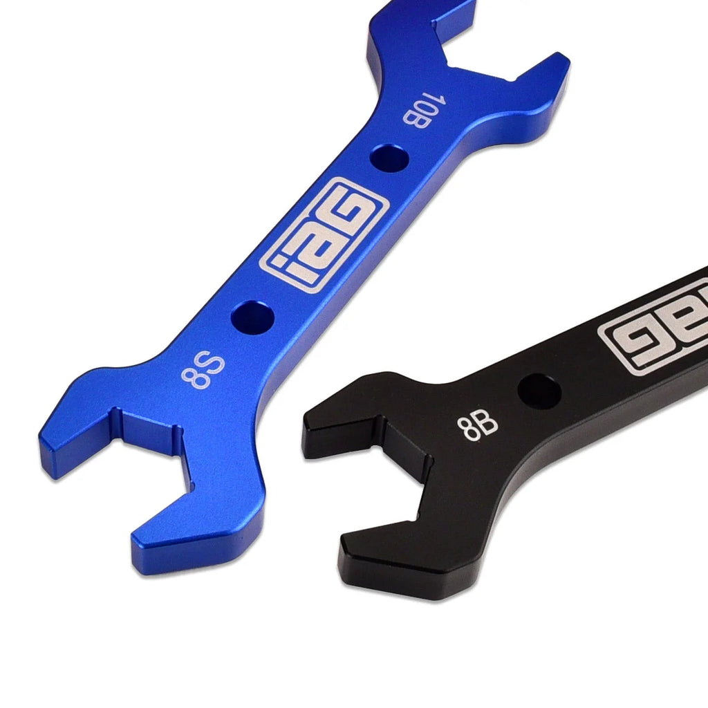 IAG Performance IAG 7-Piece Aluminum AN Wrench Set for 3AN - 20AN Fittings IAG-TLS-0002 - Back View