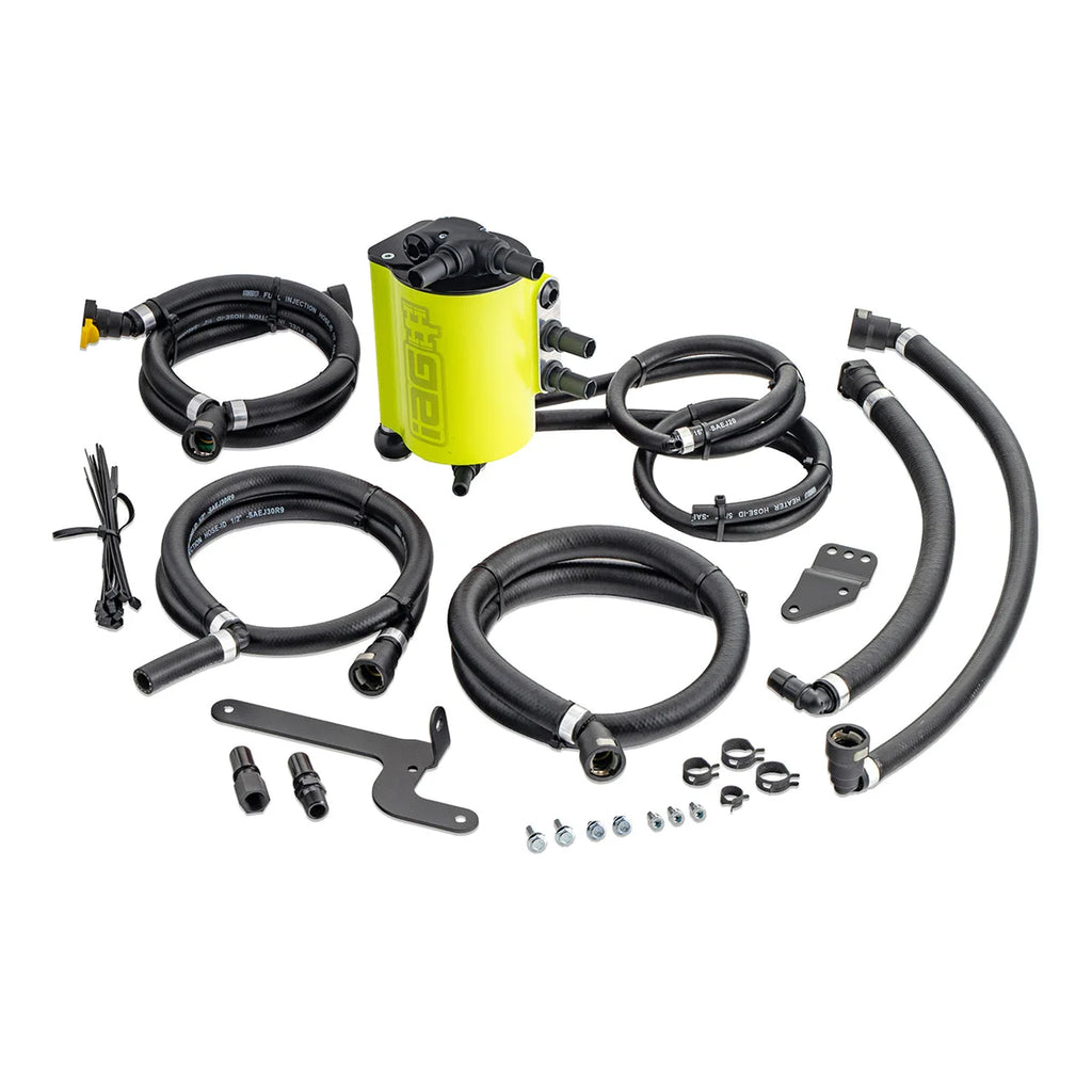 IAG Performance IAG Air Oil Separator AOS For 15-21 WRX, 14-18 FXT - Neon Yellow IAG-ENG-7187NY - Main Product View