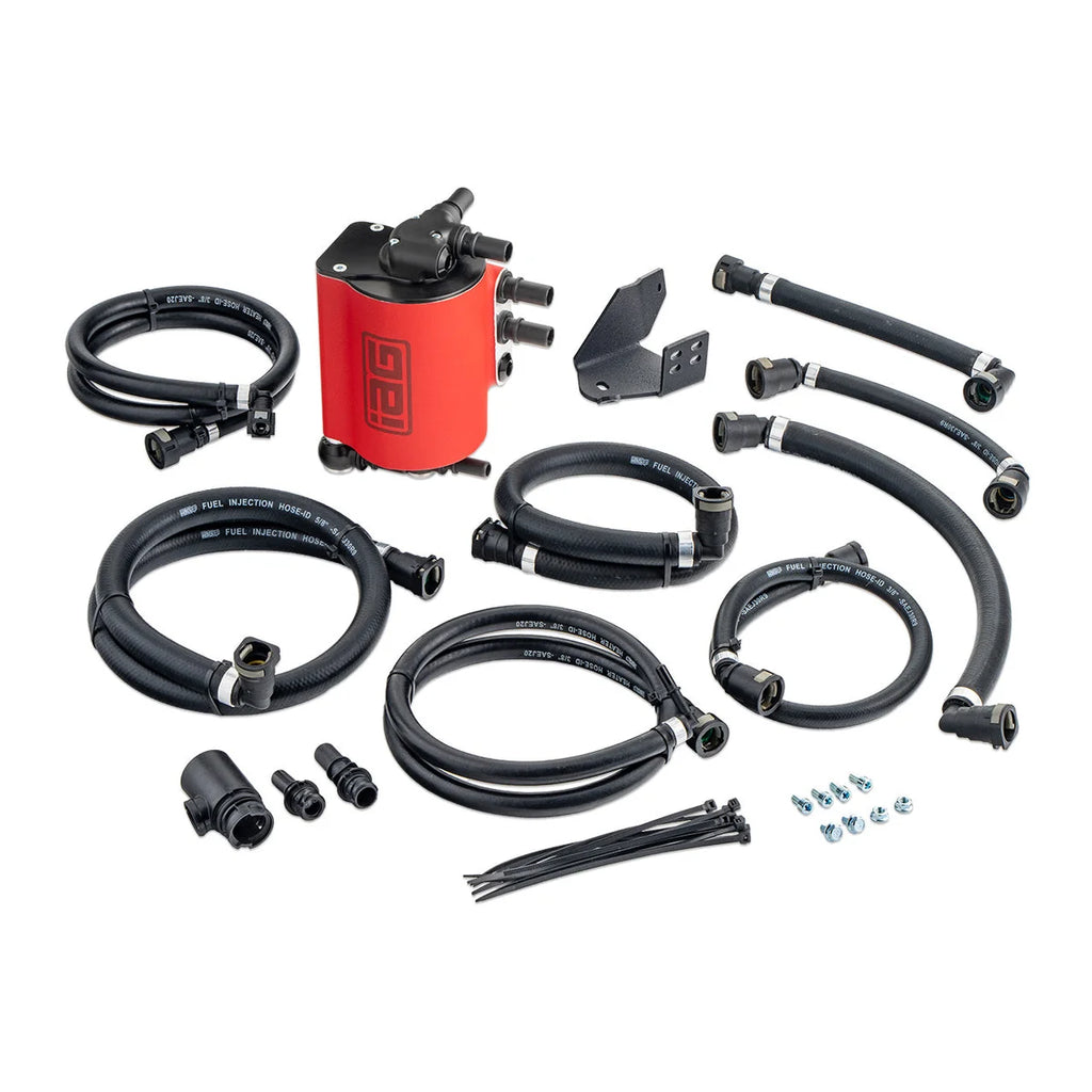 IAG Performance IAG Air Oil Separator AOS For 2021+ 2.7L Ford Bronco, Red IAG-ENG-F7903RD - Main Product View