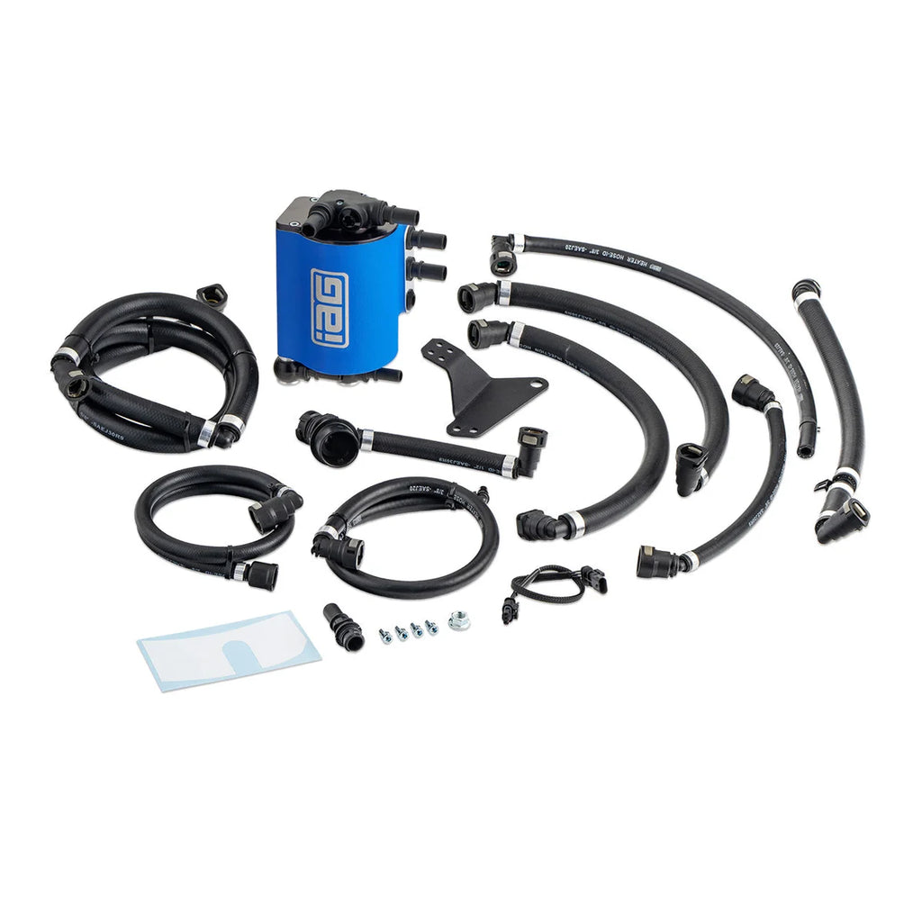 IAG Performance IAG Air Oil Separator AOS - Ford F-150 & Raptor 3.5L - Blue IAG-ENG-F7900BL - Main Product View
