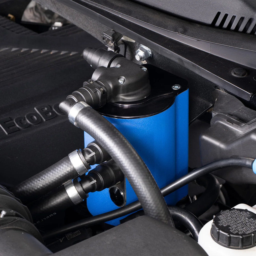 IAG Performance IAG Air Oil Separator AOS - Ford F-150 & Raptor 3.5L - Blue IAG-ENG-F7900BL - Additional View 5