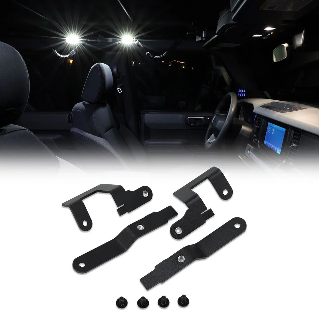 IAG Performance IAG Dome Light Bracket Kit (Does not Include Lights ) IAG-ACC-F3161 - Side View