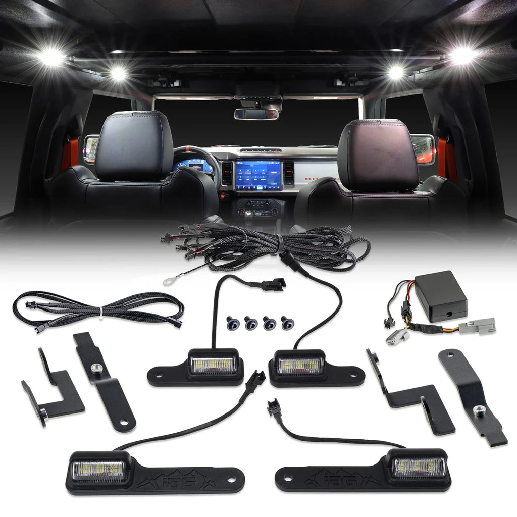 IAG Performance IAG Dome Light Kit V2 (Includes Brackets) IAG-ACC-F1061 - Main Product View