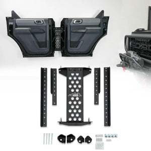 IAG Performance IAG EZ-Guide Door Storage System, 2021+ Ford Bronco 4DR - Rear Doors Only IAG-ACC-F1015 - Main Product View