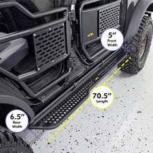 Load image into Gallery viewer, IAG Performance IAG Full Length EZ-Step Add-on for 2021+ Ford Bronco 4 Door - Orange Logo IAG-BDY-F2226OR - Additional View 8