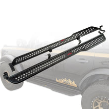 Load image into Gallery viewer, IAG Performance IAG Full Length EZ-Step Add-on for 2021+ Ford Bronco 4 Door - Red Logo IAG-BDY-F2226RD - Additional View 7