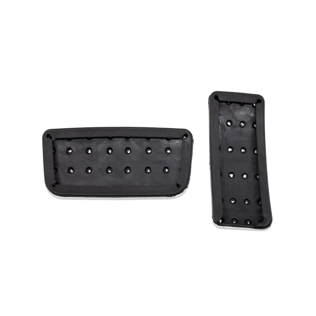 IAG Performance IAG I-Line 2pc Pedal Cover Set Silver for 2021+ Ford Bronco Automatic IAG-ACC-F3082 - Back View
