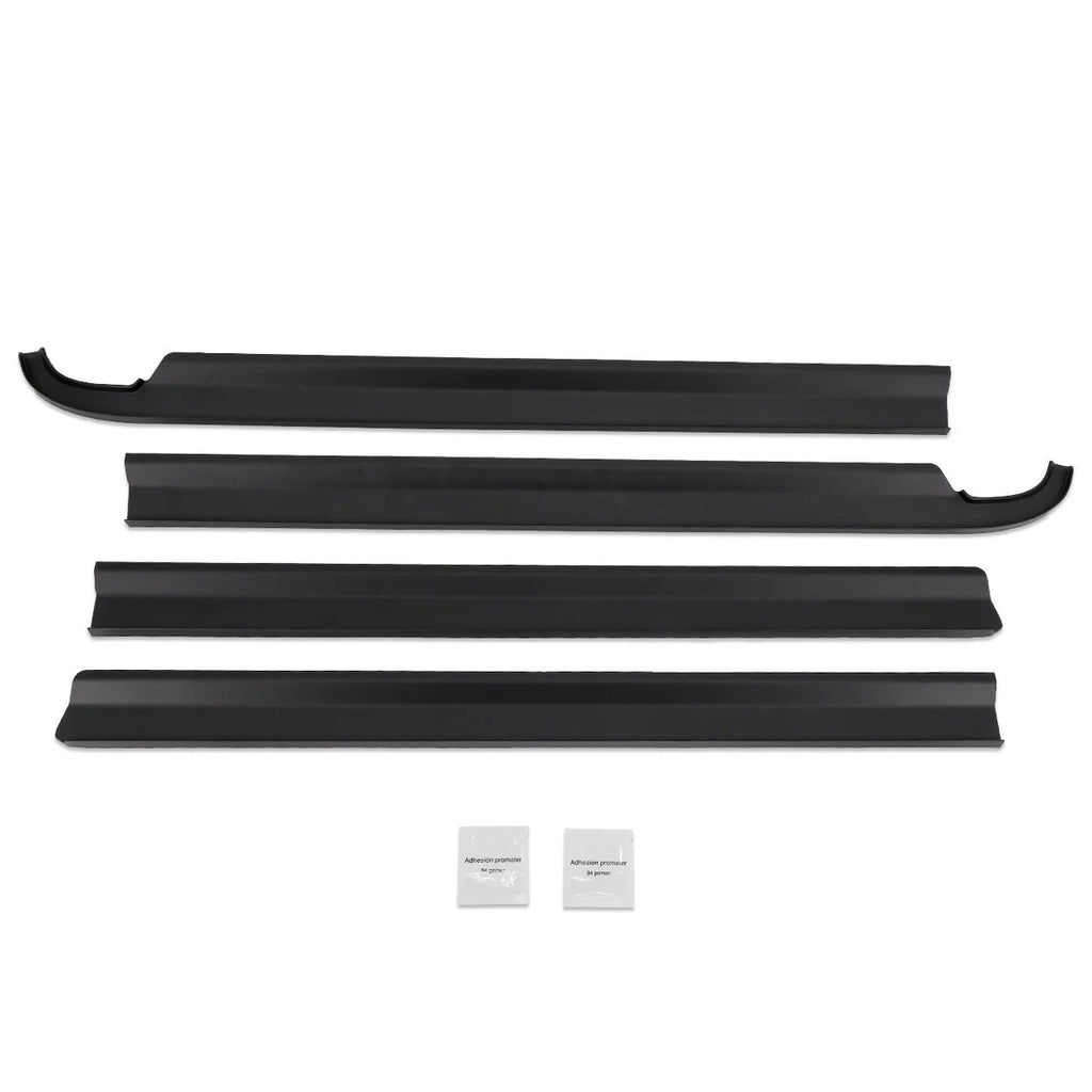 IAG Performance IAG I-Line 4pc Rain Deflector Visor System w/ A-Pillar Channel Matte Black IAG-BDY-F3156 - Additional View 6