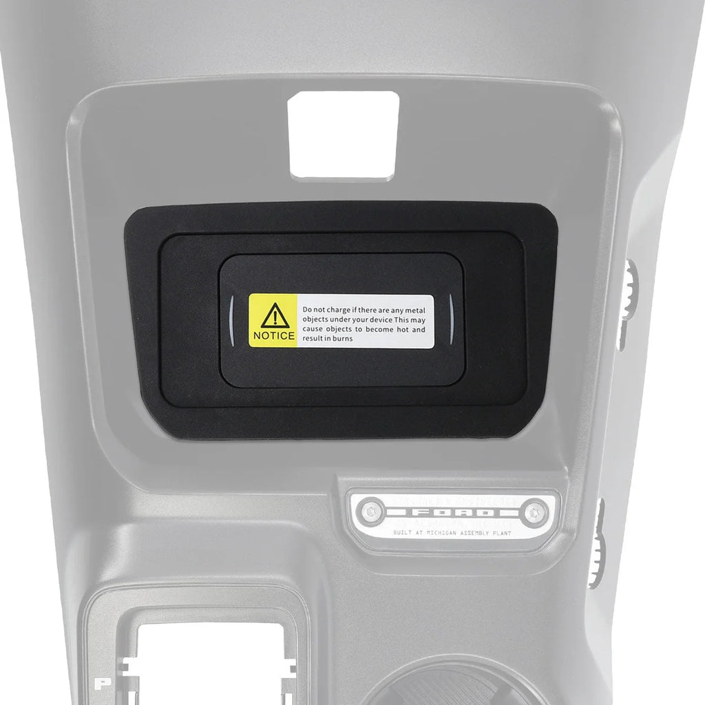 IAG Performance IAG I-Line Charging Pad for Front Center Console for 2021+ Ford Bronco IAG-ACC-F3147 - Additional View 6