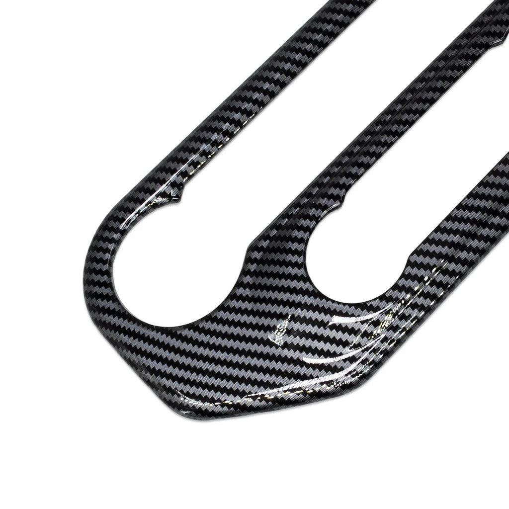 IAG Performance IAG I-Line Climate Control Cover Trim Gloss Carbon for 2021+ Ford Bronco IAG-ACC-F3089 - Back View