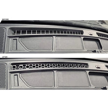 Load image into Gallery viewer, IAG Performance IAG I-Line Defrost Vent Cover Hex Pattern for 2021+ Ford Bronco IAG-ACC-F3084 - Side View