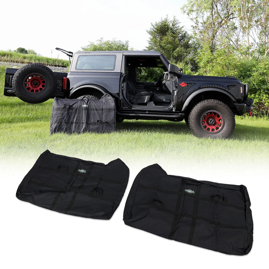 IAG Performance IAG I-Line Door Storage Bag Pair for 2021+ Ford Bronco Two Door IAG-ACC-F3179 - Main Product View