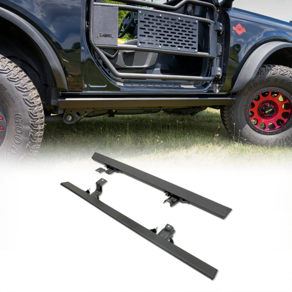 IAG Performance IAG I-Line Factory Style Rock Rail 2021+ Ford Bronco Two Door IAG-BDY-F3173 - Main Product View