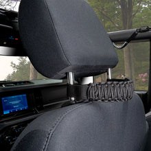 Load image into Gallery viewer, IAG Performance IAG I-Line Headrest Paracord Grab Handle Black for 21+ Ford Bronco IAG-ACC-F3049 - Main Product View
