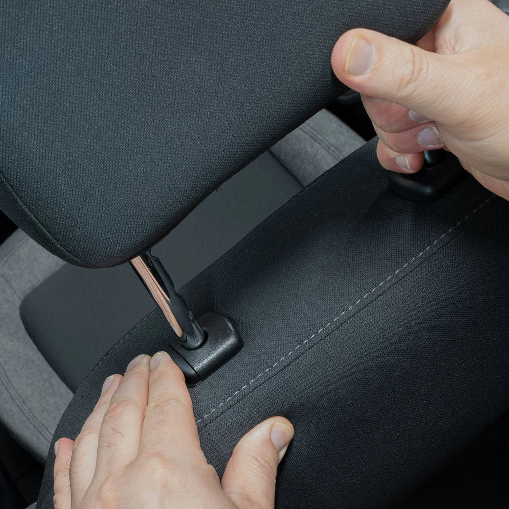 IAG Performance IAG I-Line Headrest Paracord Grab Handle Black for 21+ Ford Bronco IAG-ACC-F3049 - Back View