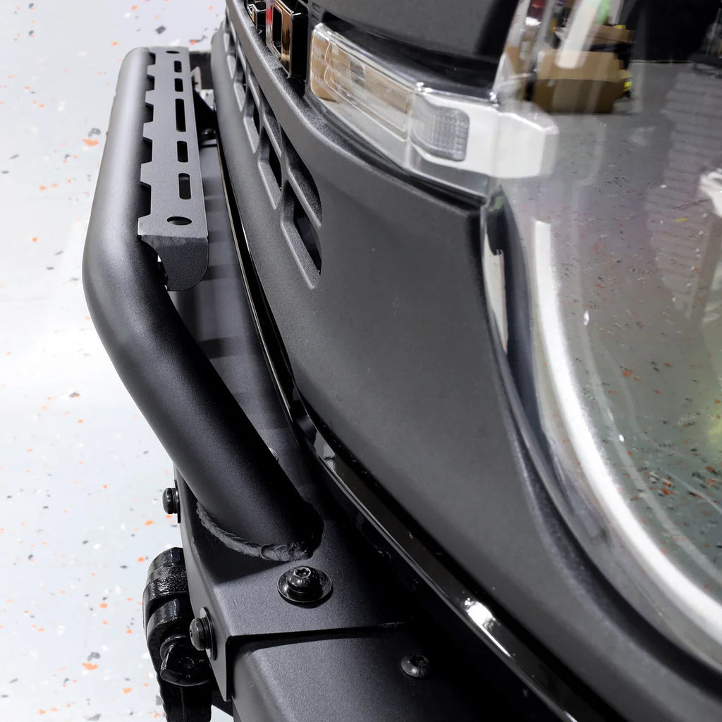IAG Performance IAG I-Line Mini Bull Bar with Light Mount for 2021+ Ford Bronco w/Modular Bumper IAG-BDY-F3004 - Installat...