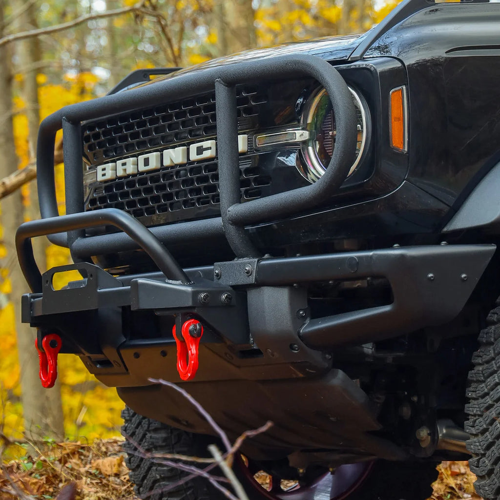 IAG Performance IAG I-Line Modular Front Bumper Winch Mount for 2021+ Ford Bronco IAG-BDY-F3047 - Side View
